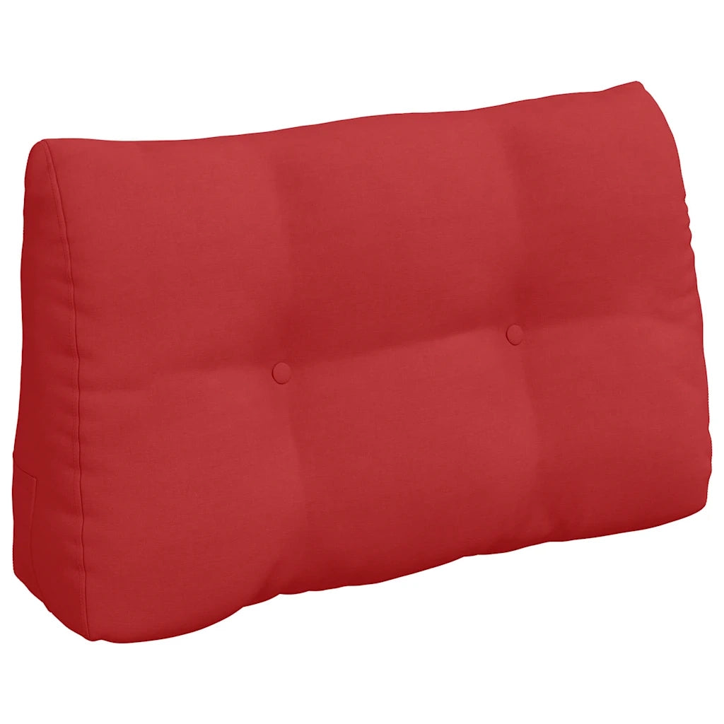 Cuscino per Schiena Rosso 80 x 24 x 50 cm Tessuto 42014424