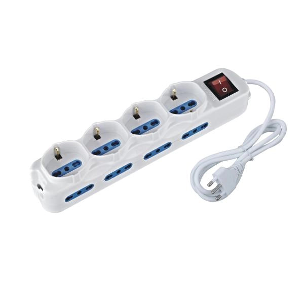 MULTIPRESA 12 POS. BIANCA ITA/SCHUKO