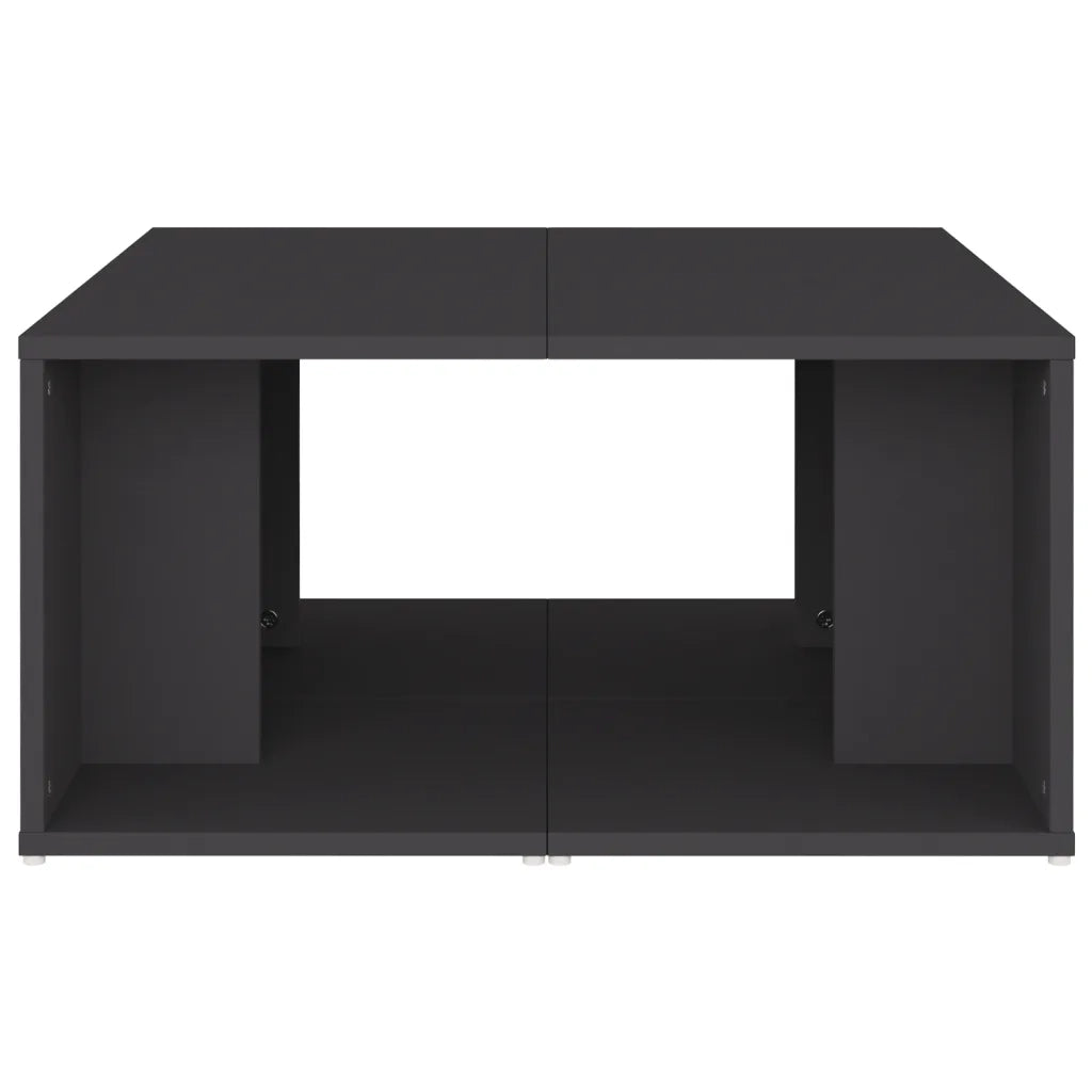 Tavolini da Salotto 4 pz Grigi 33x33x33 cm in Multistrato 806815