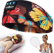 Cuffie Wireless Bluetooth 5.2 per Sonno e Sport - Musica Dolce per Sonno a Lato, Ciclismo e Corsa in Mezzi Pneumatici