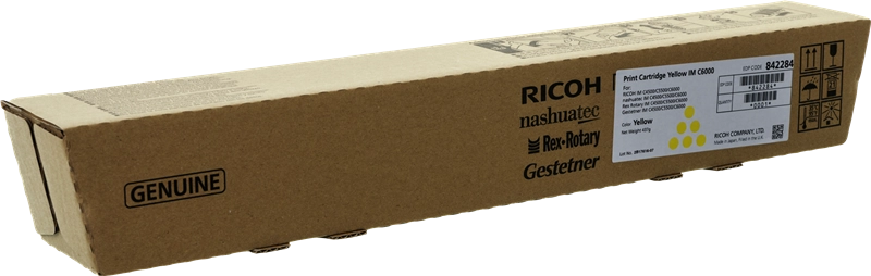 Ricoh 842284 cartuccia toner 1 pz Originale Giallo