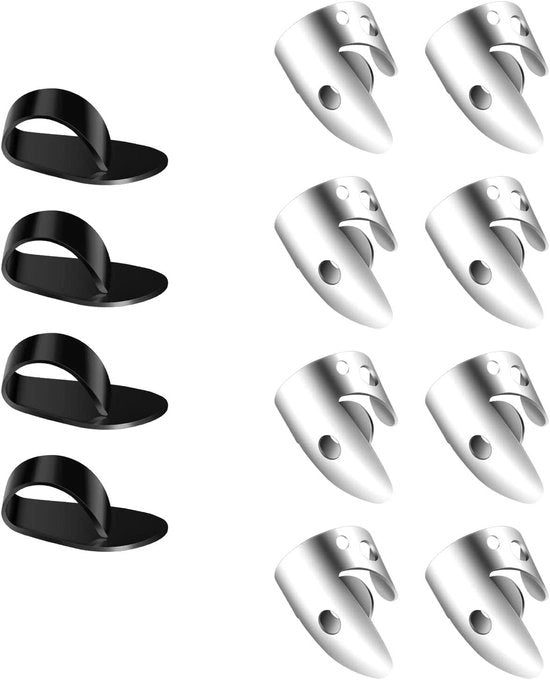 Set di Plettre Flessibili per Chitarra, Banjo, Arpa, Basso - 12 Pezzi