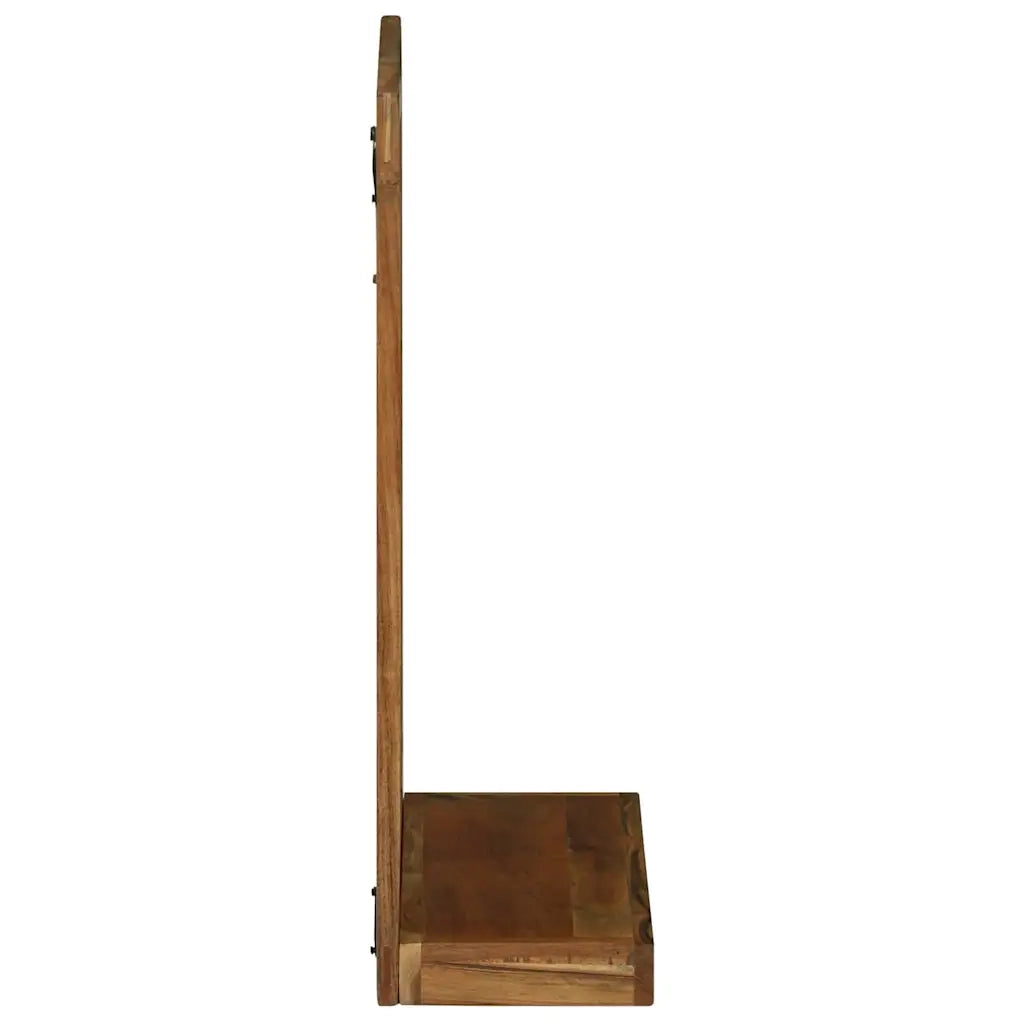 Specchio da bagno Rettangolare Marrone Legno di Acacia Massello 4016738