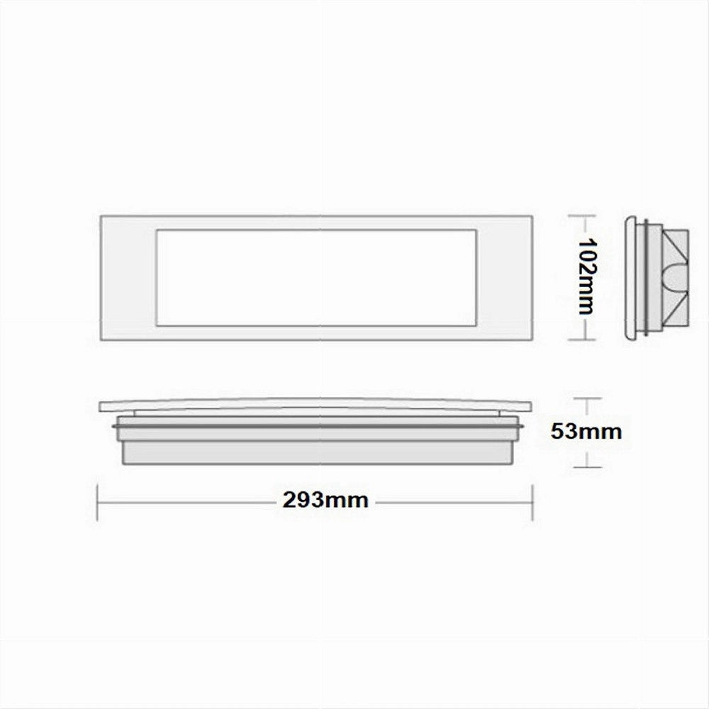 Trade Shop - Lampada Led Da Incasso Emergenza Anti Blackout 5w 20led Luce Fredda Na04-led20-a -