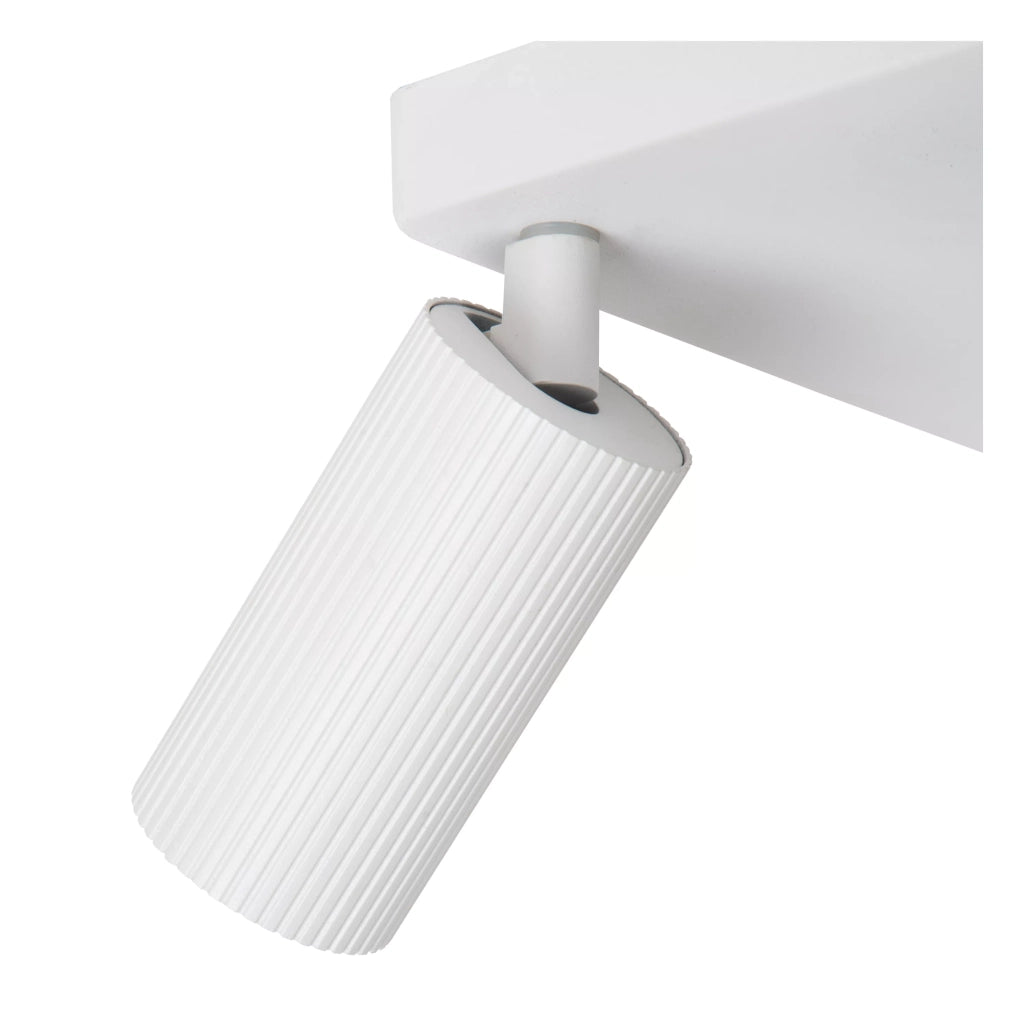 Plafoniera quadrata bianca Lucide CLUBS 4xGU10 40W