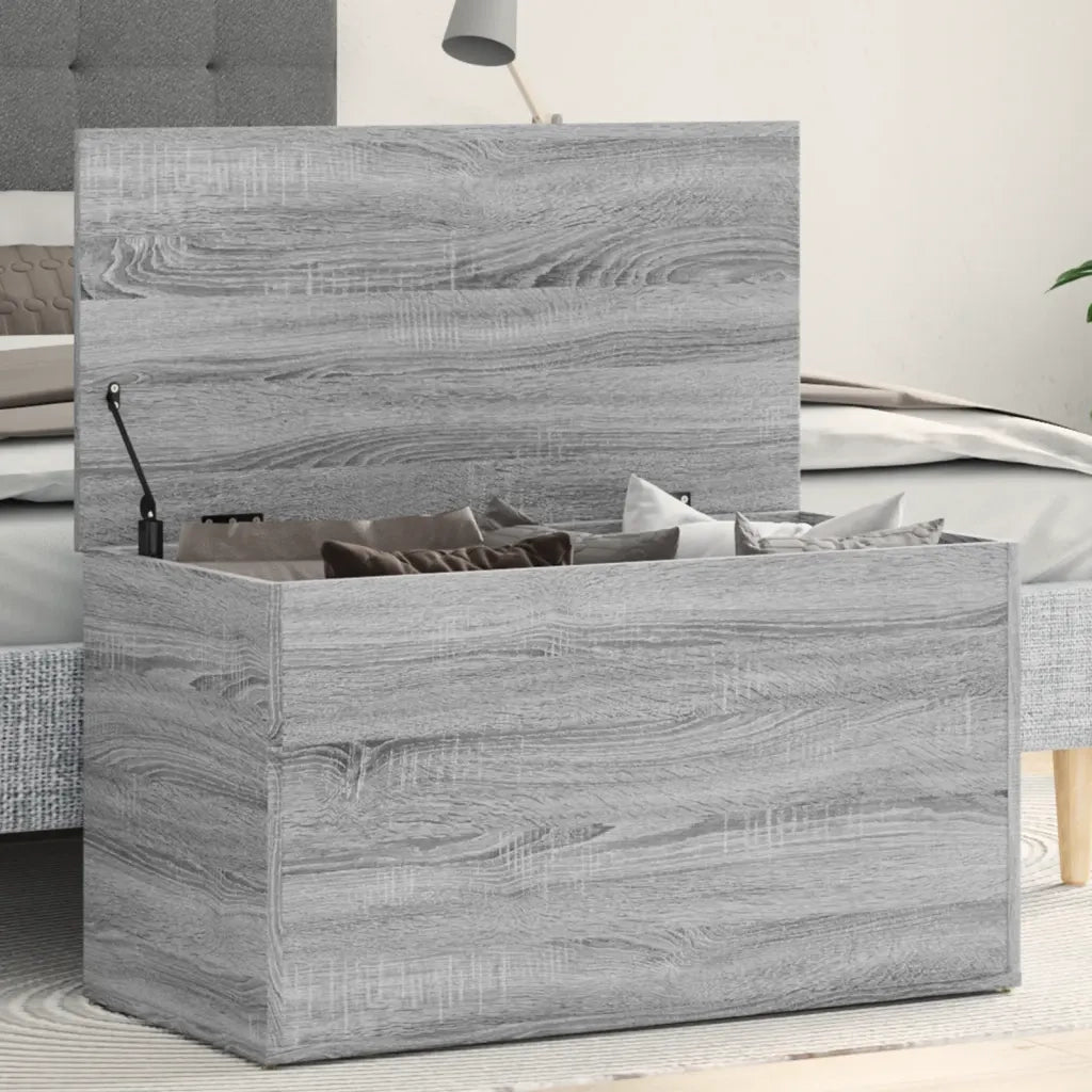Cassapanca Grigio Sonoma 84x42x46 cm in Legno Ingegnerizzato cod mxl 51298
