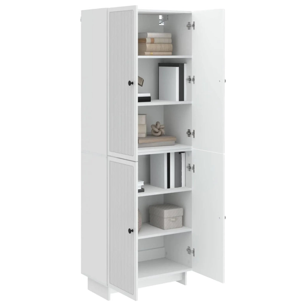 Set di armadi 2 pcs Bianco Lucido 66 x 34,5 x 90 cm 3416362