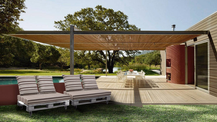 Cuscini per Pallet 120x80 cm Seduta e Schienale in Similpelle Mariotti Belem Rosso