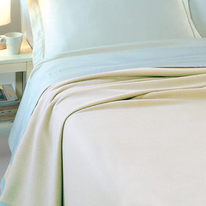 Coperta in Lana Lambswool Merino Matrimoniale 450gr Cober Super 450 Panna