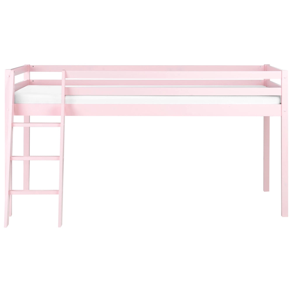 Letto per bambini Rosa in legno di pino UE 90 x 200 cm con telaio a doghe Letto per bambini piccoli
