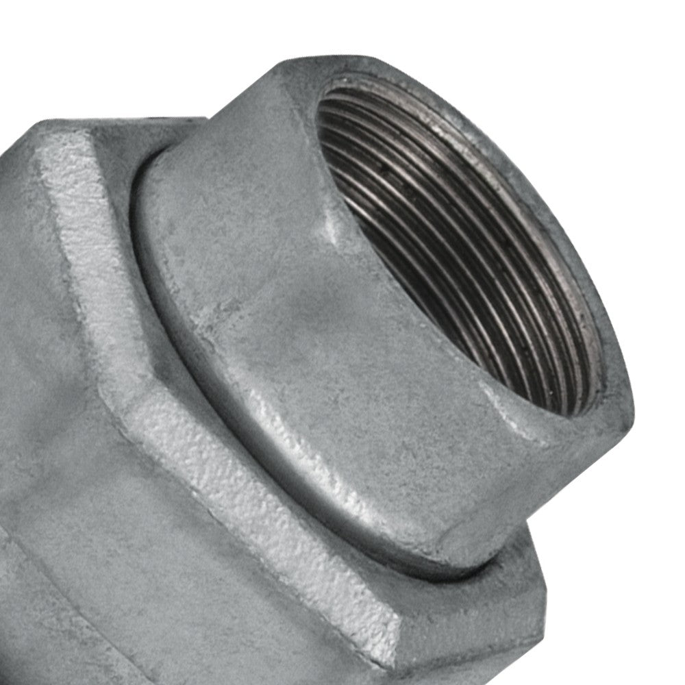 Bocchettone diritto ff in ghisa