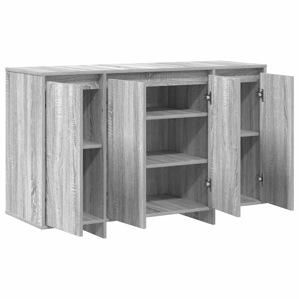 Credenza Grigio sonoma 120 x 41 x 75 cm Legno multistrato 3333901