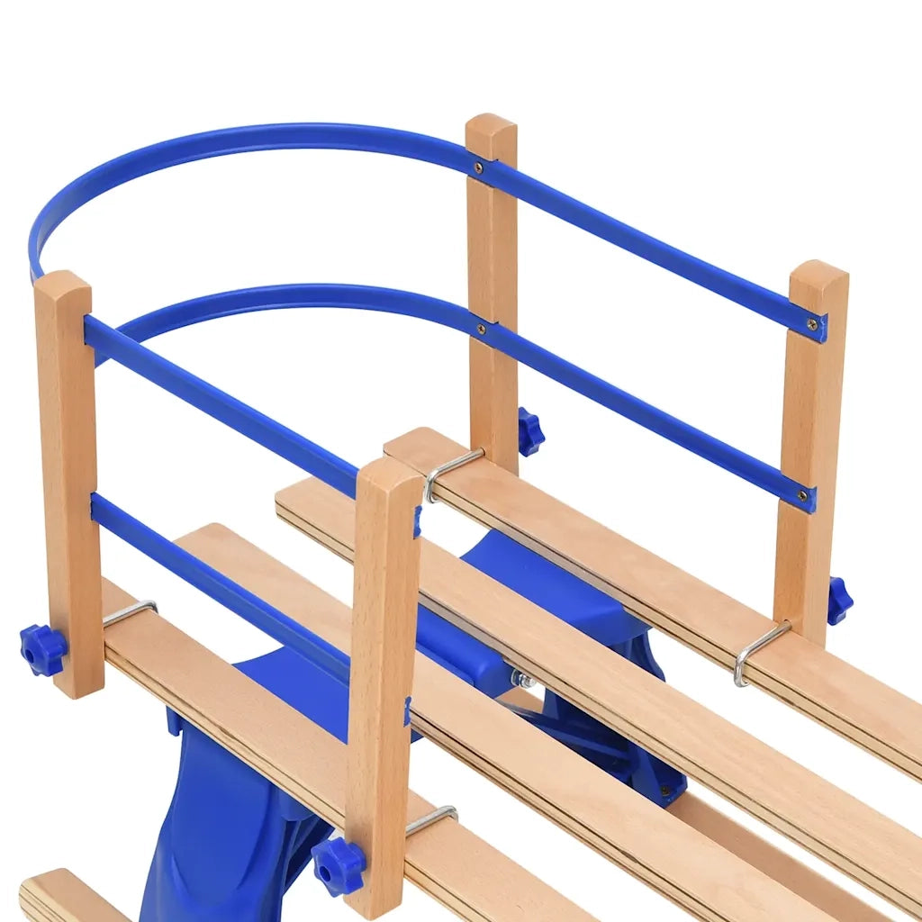 Slitta Pieghevole con Schienale 110 cm in Compensato cod mxl 65683