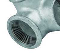 Raccordo distribuzione ff a gomito in ghisa