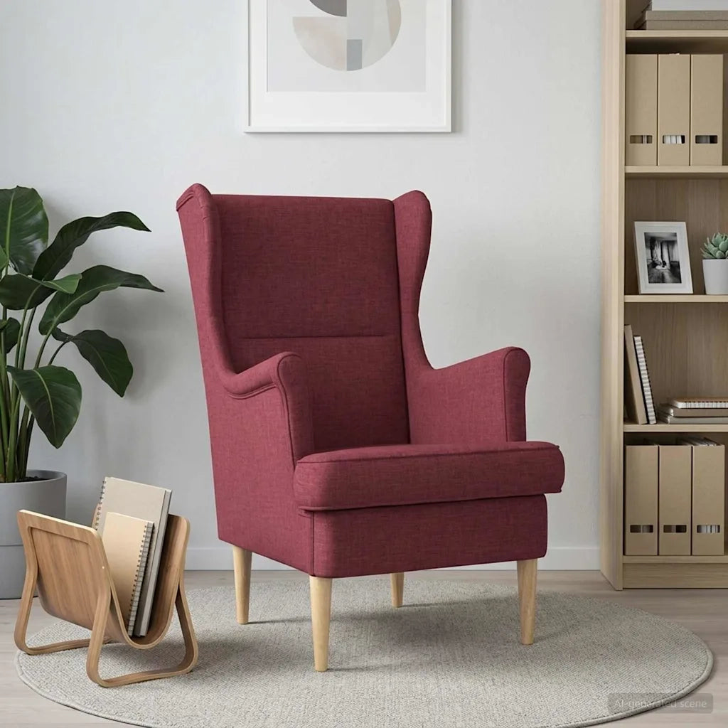 poltrona Rosso Vino Tessuto 42029858