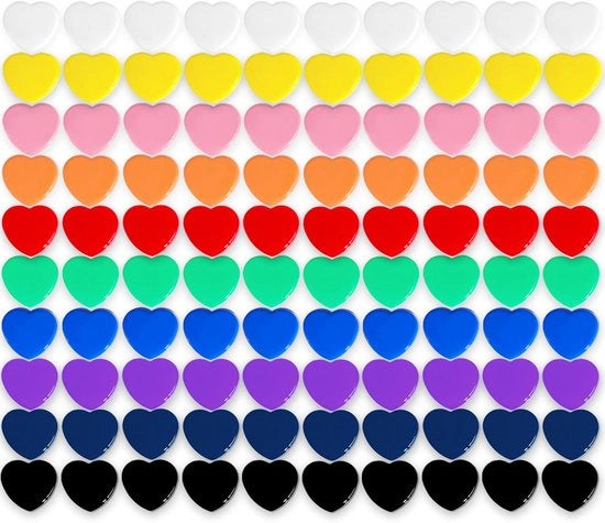 Magneti per frigorifero colorati - Magneti forti per la cucina - 100 pezzi - Rondi