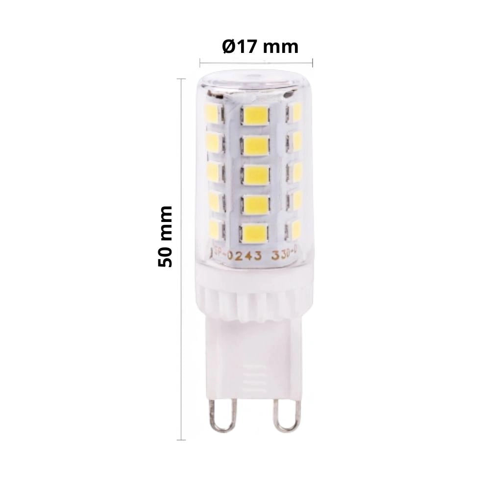Lampadina led g9 4w dimmerabile per illuminazione interni *** temperatura colore lampada 4500k bianco naturale, confe...