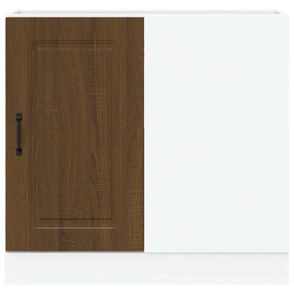 Armadio da cucina Kalmar con spazio ottimizzato 86 x 46 x 81,5 cm in legno multistrato rovere marrone 02_0050519