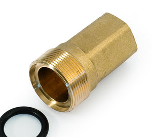 Raccordo in ottone per tubo ferro femmina