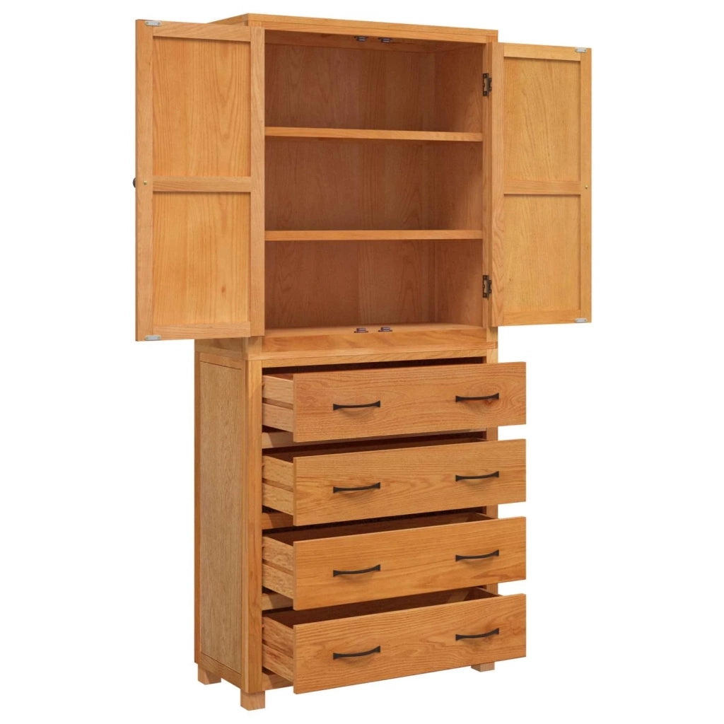 Set di Mobili per Magazzino con porta Marrone Legno multistrato