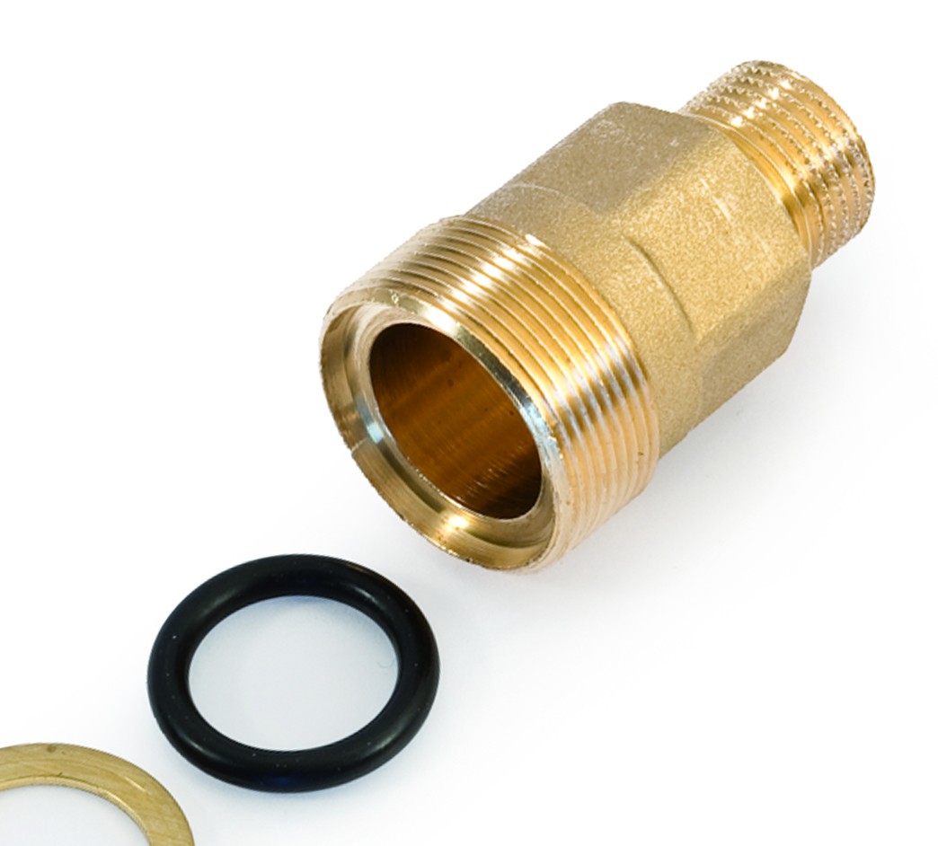 Raccordo in ottone per tubo ferro maschio