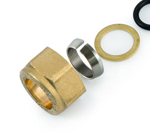 Raccordo in ottone per tubo ferro maschio