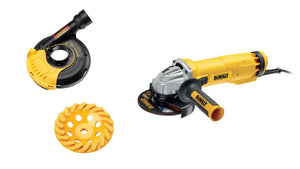 DeWalt DWE4237-QS Smerigliatrice angolare 1400W, Disco DT3797 + Cuffia DWE4615