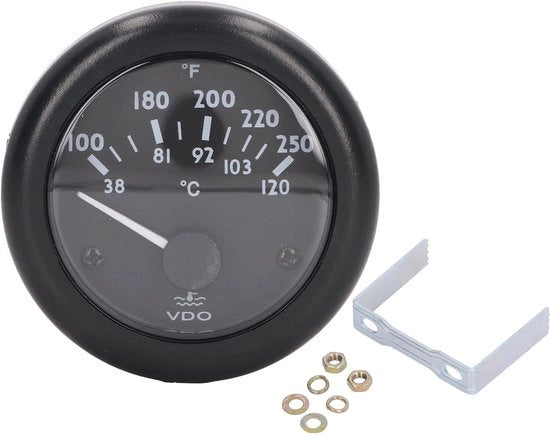 Termometro per acqua - Misura temperatura acqua - Ampio range di misura 38℃ a 120℃ - Impermeabile all'acqua - Alta precisione - Installazione semplice - Termometro per motori