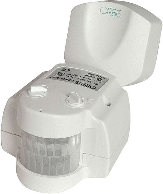 ORBIS OB132412 RIVELATORE DI MOVIMENTO IP55 ACCENSIONE LUCI TEMPORIZZATORE