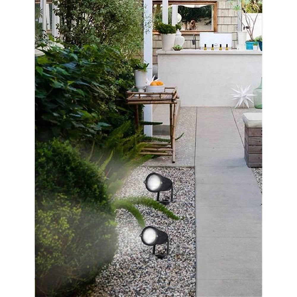 Trade Shop - Faretto Led Cob 5 W Picchetto Esterno Giardino Es06 Luce 4000k 6500k 3000k Verde -