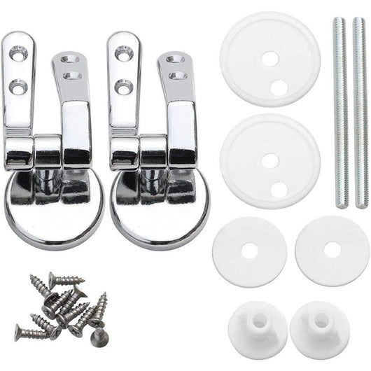 Cerniere di ricambio per sedile wc, con finiture in lega di zinc