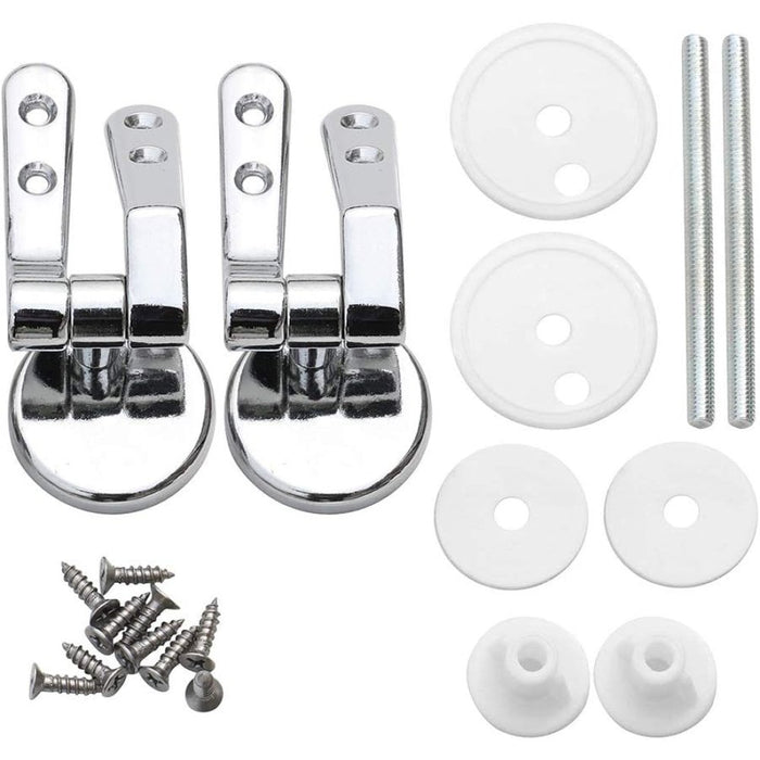 Cerniere di ricambio per sedile wc, con finiture in lega di zinc