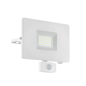 Faretto Sensore Esterno Moderna Faedo 3 Alluminio Bianco Led