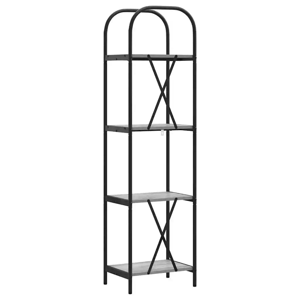 Libreria Grigio Sonoma 40 x 30 x 146 cm Legno multistrato 879878