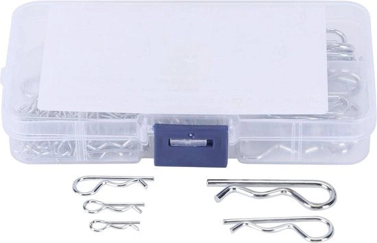 100 Pezzi di Clip R Heavy Duty Pennelli di Alluminio Inossidabile per Montaggio di Auto, Camion, Trattori e Motoseghe.