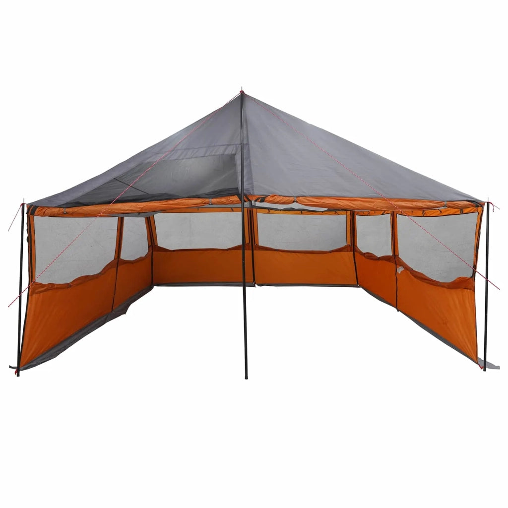 Tenda Familiare con tetto Grigio e arancione 600 x 400 x 268 cm 42028605