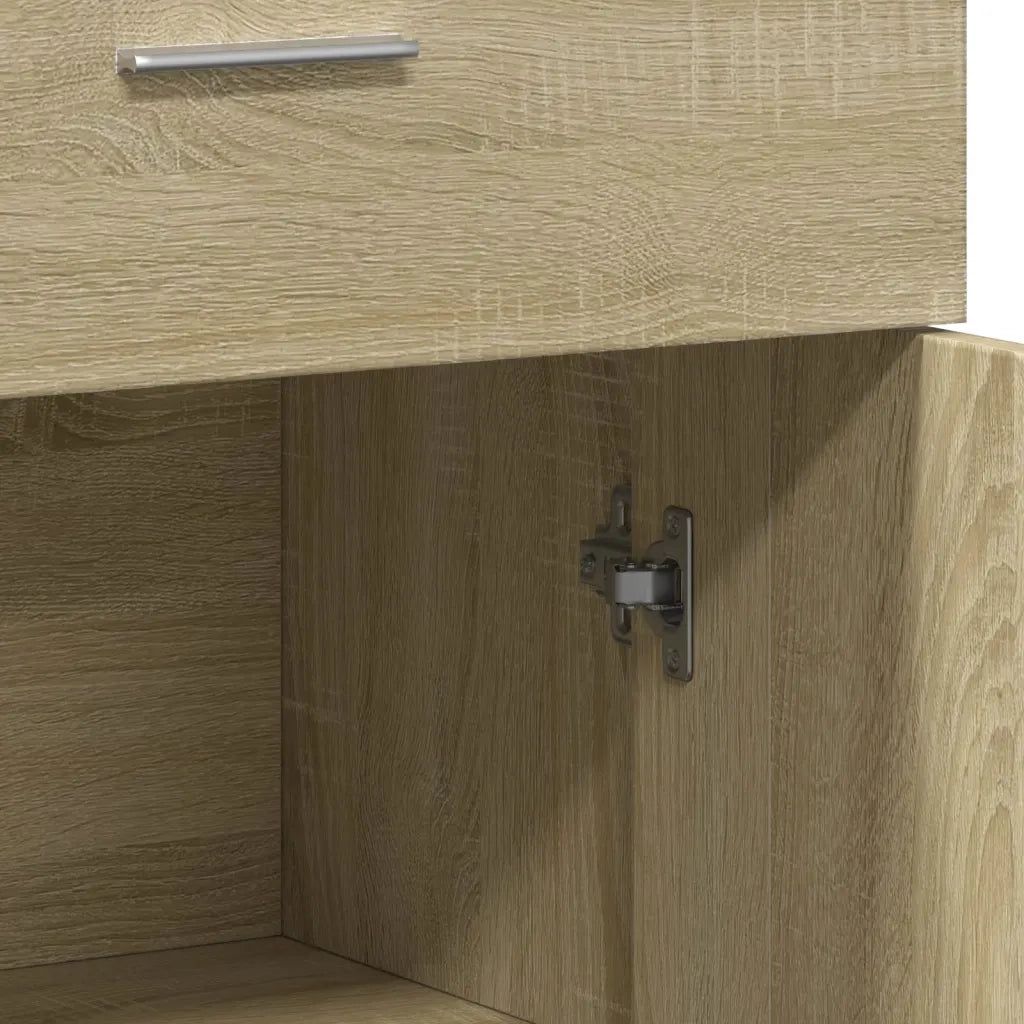 Credenze 2 pz | Madia | Buffet da pranzo | Armadio da pranzo Rovere Sonoma 60x30x84 cm in Legno Multistrato