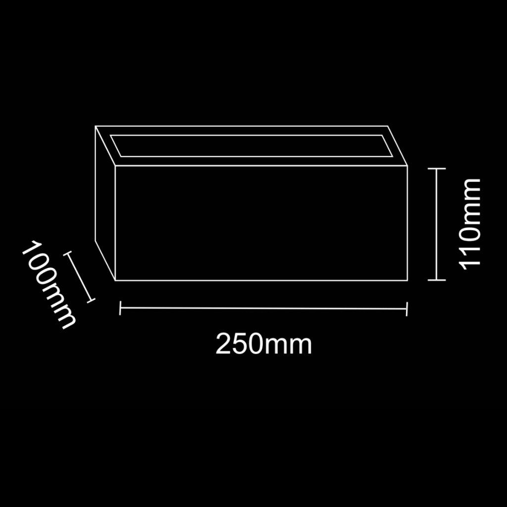 Applique esterna nera 1xE27 TOKIO Polux IP54 alluminio