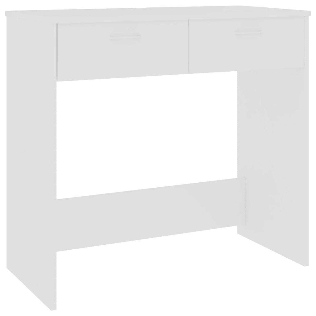Scrivania-Scrivanie per ufficio e studio-Scrittoio Bianca 80x40x75 cm in Legno Multistrato 217816