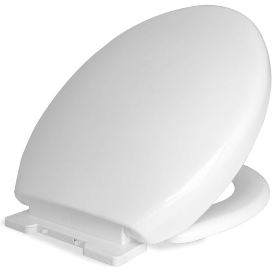 Sedile wc morbido a chiusura lenta con cerniere regolabili a sga