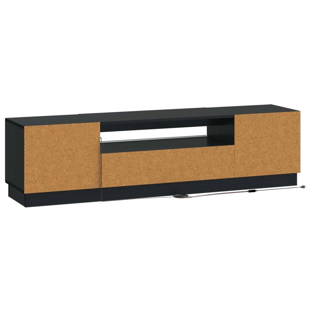 Mobile TV LED Nero Legno ingegnerizzato 897346