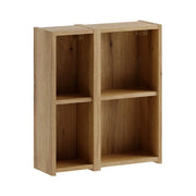 Mobile da arredo VANO 50 cm – mobile sospeso in rovere chiaro con nicchie aperte