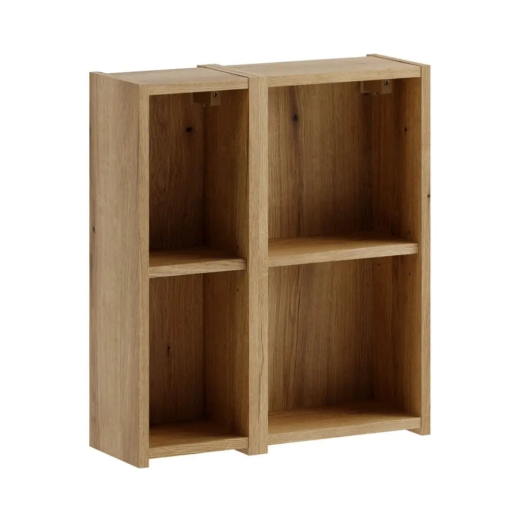 Mobile da arredo VANO 50 cm – mobile sospeso in rovere chiaro con nicchie aperte