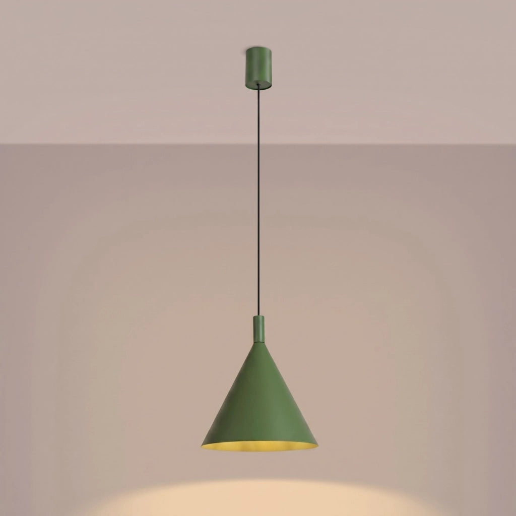 Lampada a sospensione NOX 25 verde oliva