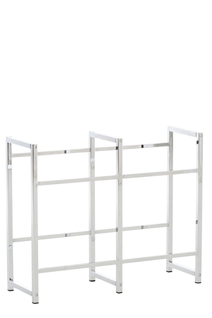 Scaffale Porta Casse di Bibite Lennert per 4 casse,cromato