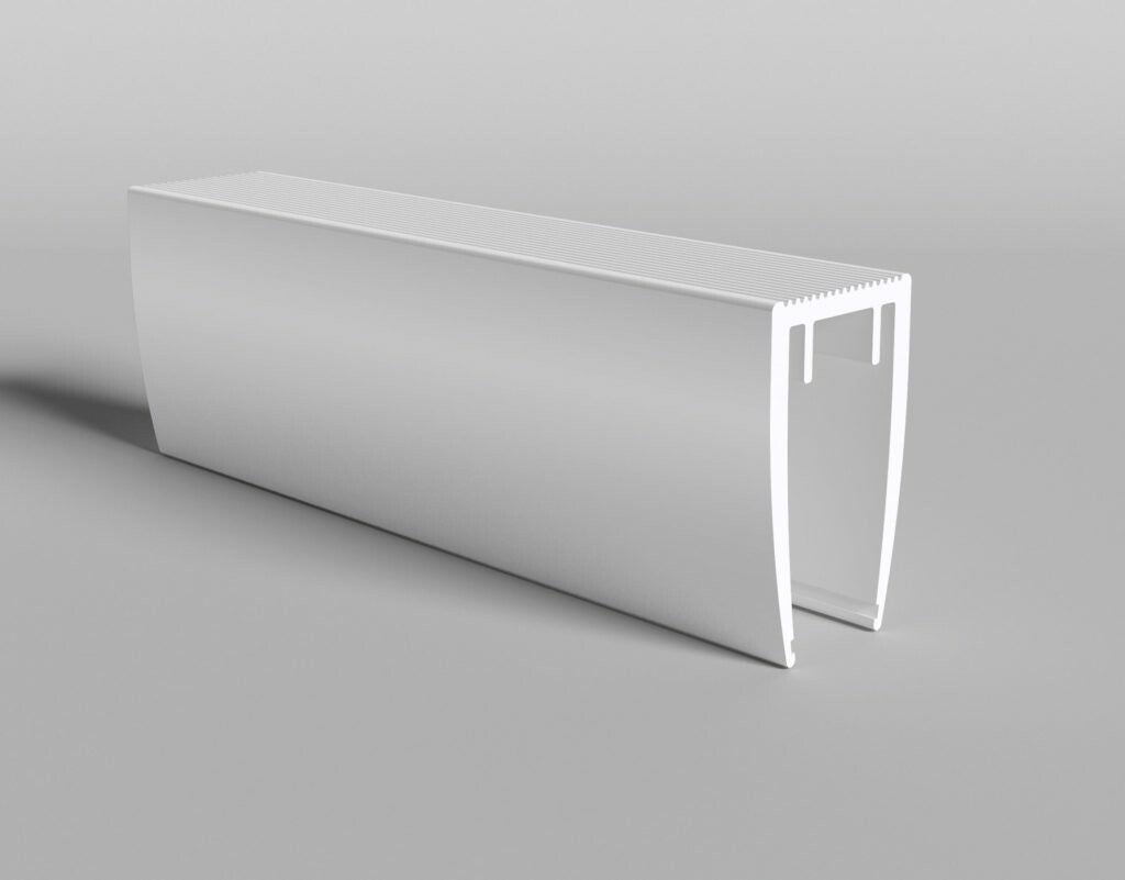 Box Porta Doccia Acrilico 2.2 MM 1 Lato Apertura Centrale Scorrevole Telaio PVC Bianco - Misura 150-160 x 185h 