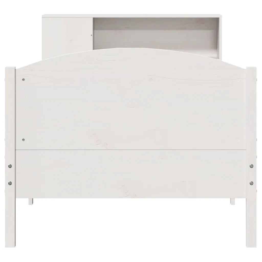 Letto con Libreria senza Materasso 75x190 cm in Legno Pino 3323090