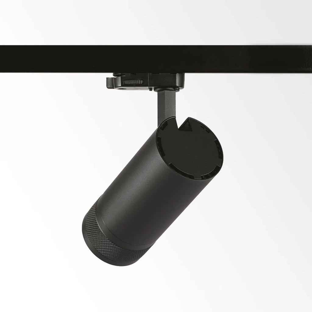 Faretto Su Binario Eos 1 Luce Led Integrato Nero 25W 3000K