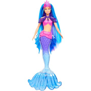 Barbie Sirene Malibu Roberts Bambola Sirena con Cucciolo Pinne Intercambiabili
