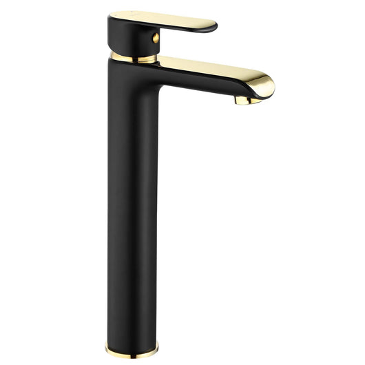 Rubinetto Da Lavabo Rea Bloom Black Gold High